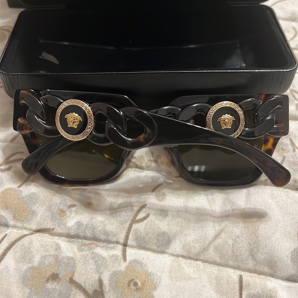Versace women’s square sunglasses